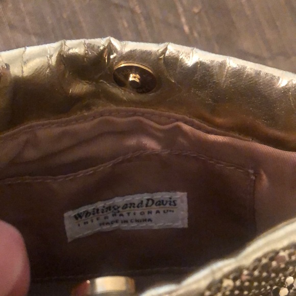 Vintage gold Whiting and David chain mail purse - Picture 5 of 9